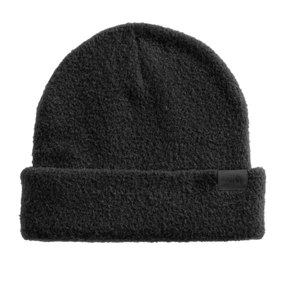 The North Face Women\'s City Plush Beanie Hat TNF Black NWT Buttery Soft